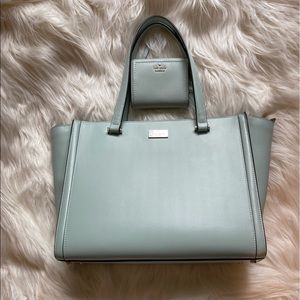 Kate Spade Regatta Court Vita Handbag & Wallet in Misty Mint